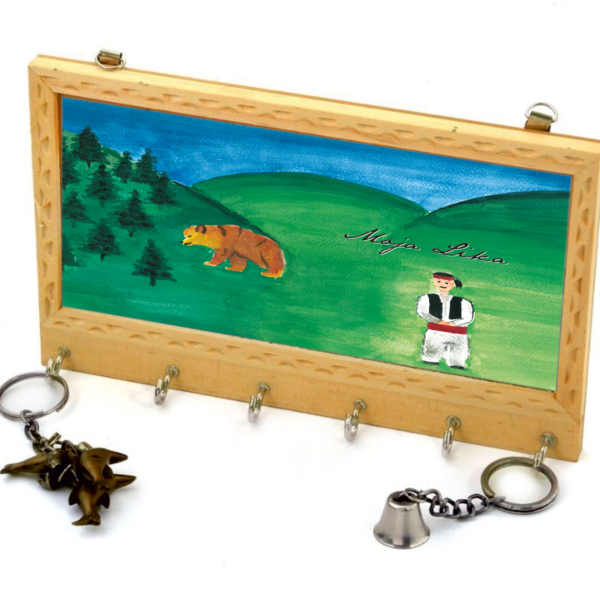 Stalak za ključeve – drveni